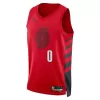 Portland Trail Blazers Damian Lillard #0 22/23 Swingman Jersey Red for men - Statement Edition - uafactory