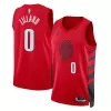 Portland Trail Blazers Damian Lillard #0 22/23 Swingman Jersey Red for men - Statement Edition - uafactory