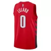 Portland Trail Blazers Damian Lillard #0 22/23 Swingman Jersey Red for men - Statement Edition - uafactory