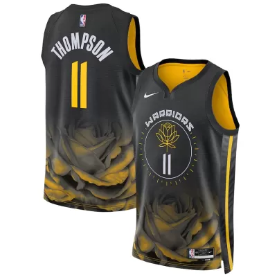 Men's Golden State Warriors Klay Thompson #11 Black Retro Jersey 2022/23 - City Edition - uafactory