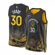 Men's Golden State Warriors Stephen Curry #30 Black Retro Jersey 2022/23 - City Edition - uafactory