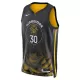 Men's Golden State Warriors Stephen Curry #30 Black Retro Jersey 2022/23 - City Edition - uafactory