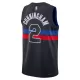 Detroit Pistons Cade Cunningham #2 2022/23 Swingman Jersey Black for men - Statement Edition - uafactory