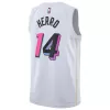 Miami Heat Tyler Herro #14 22/23 Swingman Jersey White for men - City Edition - uafactory