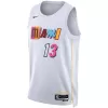 Miami Heat Bam Adebayo #13 22/23 Swingman Jersey White for men - City Edition - uafactory