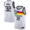 Minnesota Timberwolves Towns #32 2022/23 Swingman Jersey White for men - City Edition - uafactory