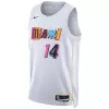 Miami Heat Tyler Herro #14 22/23 Swingman Jersey White for men - City Edition - uafactory