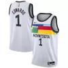 Minnesota Timberwolves Anthony Edwards #1 2022/23 Swingman Jersey White for men - City Edition - uafactory