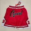 Men's Chicago Bulls Red Basketball Shorts - uafactory