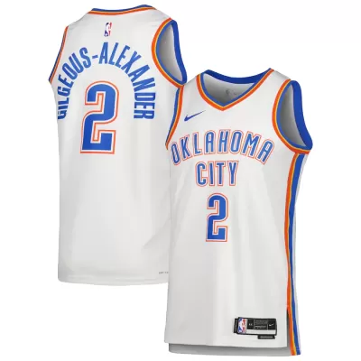 Oklahoma City Thunder Shai Gilgeous-Alexander #2 22/23 Swingman Jersey White for men - Association Edition - uafactory