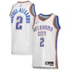 Oklahoma City Thunder Shai Gilgeous-Alexander #2 22/23 Swingman Jersey White for men - Association Edition - uafactory