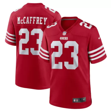 Men San Francisco 49ers McCaffrey #23 Scarlet Game Jersey - uafactory