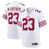 Men San Francisco 49ers McCaffrey #23 White Game Jersey - uafactory