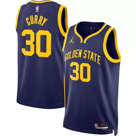 Men's Golden State Warriors Stephen Curry #30 Navy Retro Jersey 22/23 - Statement Edition - uafactory