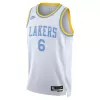 Los Angeles Lakers LeBron James #6 2022/23 Swingman Jersey White for men - Classic Edition - uafactory