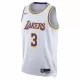 Los Angeles Lakers Anthony Davis #3 22/23 Swingman Jersey White for men - Association Edition - uafactory