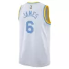 Los Angeles Lakers LeBron James #6 2022/23 Swingman Jersey White for men - Classic Edition - uafactory