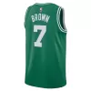 Boston Celtics Jaylen Brown #7 2022/23 Swingman Jersey Green for men - Association Edition - uafactory