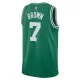 Boston Celtics Jaylen Brown #7 2022/23 Swingman Jersey Green for men - Association Edition - uafactory