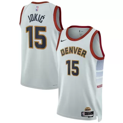 Denver Nuggets Nikola Jokic #15 22/23 Swingman Jersey White for men - City Edition - uafactory