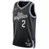 Dallas Mavericks Kawhi Leonard #2 22/23 Swingman Jersey Black for men - City Edition - uafactory