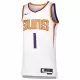 Phoenix Suns Devin Booker #1 22/23 Swingman Jersey White for men - Association Edition - uafactory