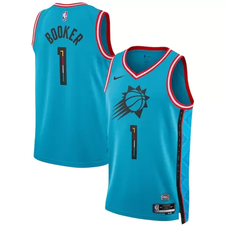 Phoenix Suns Devin Booker #1 22/23 Swingman Jersey Turquoise for men - City Edition - uafactory