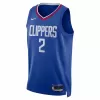 Los Angeles Clippers Kawhi Leonard #2 22/23 Swingman Jersey Royal for men - Association Edition - uafactory