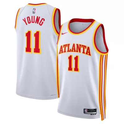 Atlanta Hawks Trae Young #11 2022/23 Swingman Jersey White for men - Association Edition - uafactory