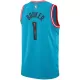 Phoenix Suns Devin Booker #1 22/23 Swingman Jersey Turquoise for men - City Edition - uafactory
