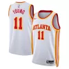 Atlanta Hawks Trae Young #11 2022/23 Swingman Jersey White for men - Association Edition - uafactory