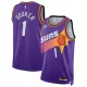 Phoenix Suns Devin Booker #1 22/23 Swingman Jersey Purple for men - Classic Edition - uafactory