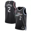 Dallas Mavericks Kawhi Leonard #2 22/23 Swingman Jersey Black for men - City Edition - uafactory