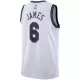 Los Angeles Lakers LeBron James #6 2022/23 Swingman Jersey White for men - City Edition - uafactory