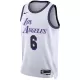 Los Angeles Lakers LeBron James #6 2022/23 Swingman Jersey White for men - City Edition - uafactory