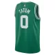 Boston Celtics Jayson Tatum #0 2022/23 Swingman Jersey Green for men - Association Edition - uafactory