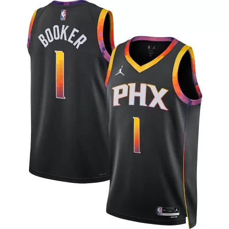 Phoenix Suns Devin Booker #1 22/23 Swingman Jersey Black for men - Statement Edition - uafactory