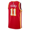 Atlanta Hawks Trae Young #11 2022/23 Swingman Jersey Red for men - Association Edition - uafactory