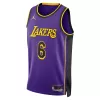 Los Angeles Lakers LeBron James #6 2022/23 Swingman Jersey Purple for men - Statement Edition - uafactory