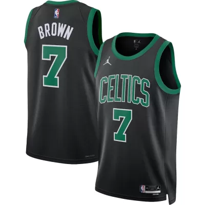 Boston Celtics Jaylen Brown #7 2022/23 Swingman Jersey Black for men - Statement Edition - uafactory