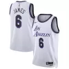 Los Angeles Lakers LeBron James #6 2022/23 Swingman Jersey White for men - City Edition - uafactory