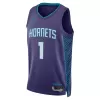 Charlotte Hornets LaMelo Ball #1 22/23 Swingman Jersey Purple for men - Statement Edition - uafactory