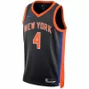 New York Knicks Derrick Rose #4 22/23 Swingman Jersey Black for men - City Edition - uafactory