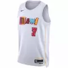 Miami Heat Kyle Lowry #7 22/23 Swingman Jersey White for men - City Edition - uafactory