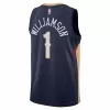 New Orleans Pelicans Zion Williamson #1 22/23 Swingman Jersey Navy for men - Association Edition - uafactory