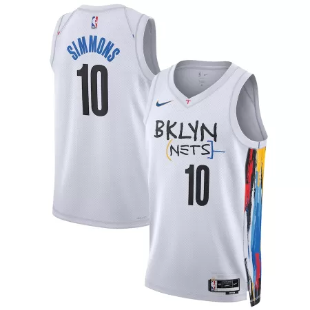 Brooklyn Nets Ben Simmons #10 22/23 Swingman Jersey White for men - City Edition - uafactory