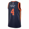 New York Knicks Derrick Rose #4 22/23 Swingman Jersey Navy for men - Statement Edition - uafactory