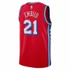 Philadelphia 76ers Joel Embiid #21 22/23 Swingman Jersey Red for men - Statement Edition - uafactory