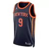 New York Knicks RJ Barrett #9 22/23 Swingman Jersey Navy for men - Statement Edition - uafactory