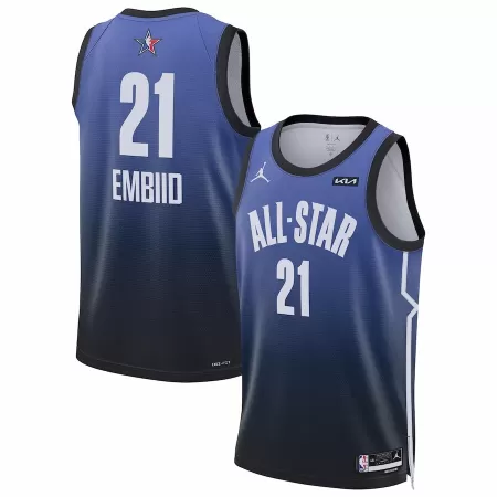 Philadelphia 76ers Joel Embiid #21 All-Star Game 22/23 Swingman Jersey Blue for men - uafactory